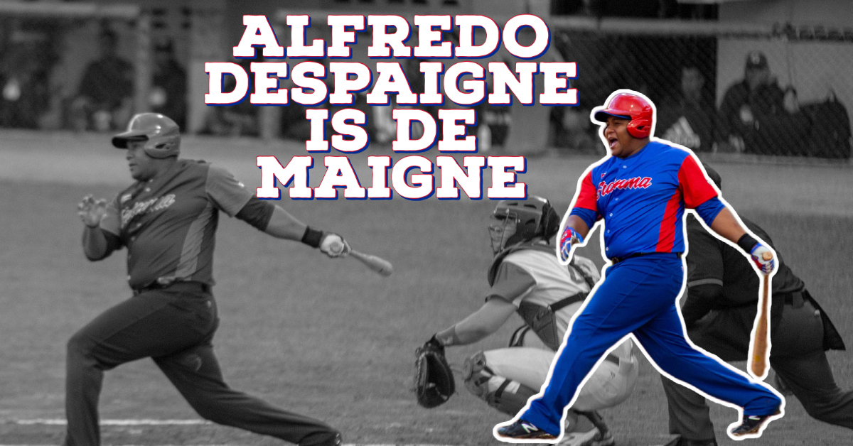 Alfredo Despaigne of Cuba is De Maigne Cuba Dugout